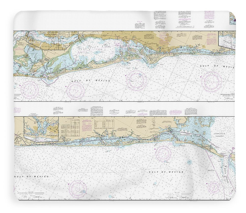 Nautical Chart-11425 Intracoastal Waterway Charlotte Harbor-tampa Bay - Blanket