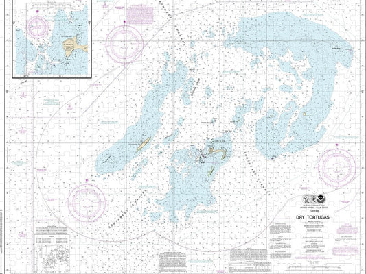 Nautical Chart 11438 Dry Tortugas, Tortugas Harbor Puzzle