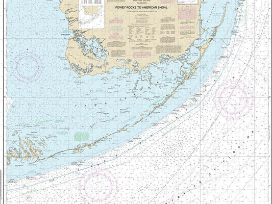 Nautical Chart 11450 Fowey Rocks American Shoal Puzzle