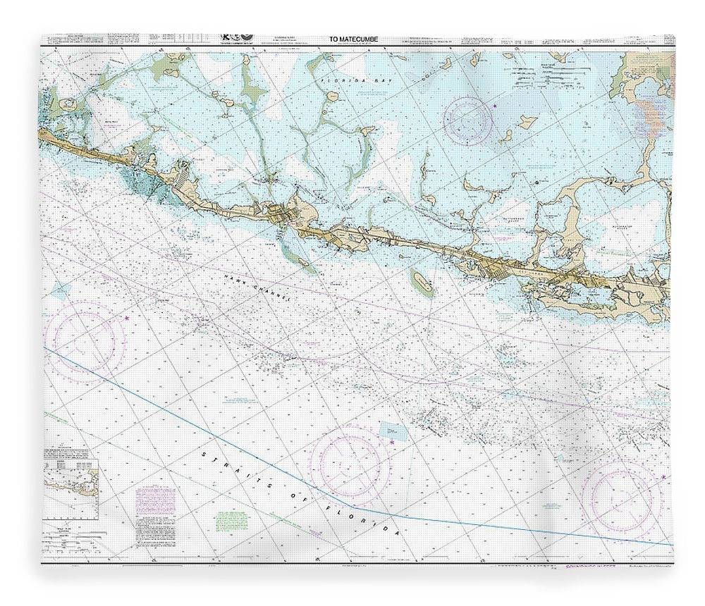 Nautical Chart 11464 Intracoastal Waterway Blackwater Sound Matecumbe Blanket