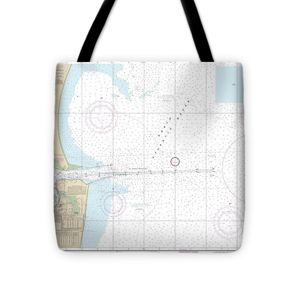 Nautical Chart-11503 St Marys Entrance Cumberland Sound-kings Bay - Tote Bag