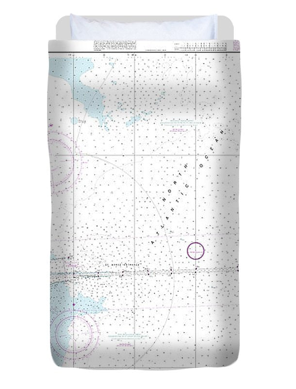 Nautical Chart-11503 St Marys Entrance Cumberland Sound-kings Bay - Duvet Cover