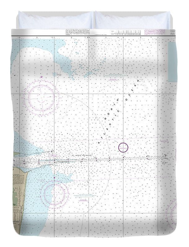 Nautical Chart-11503 St Marys Entrance Cumberland Sound-kings Bay - Duvet Cover
