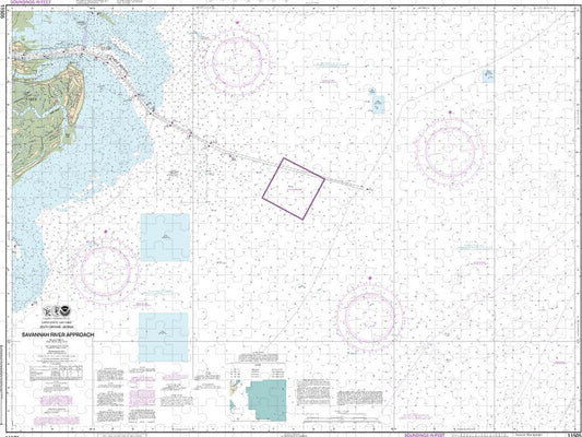 Nautical Chart 11505 Savannah River Approach Puzzle