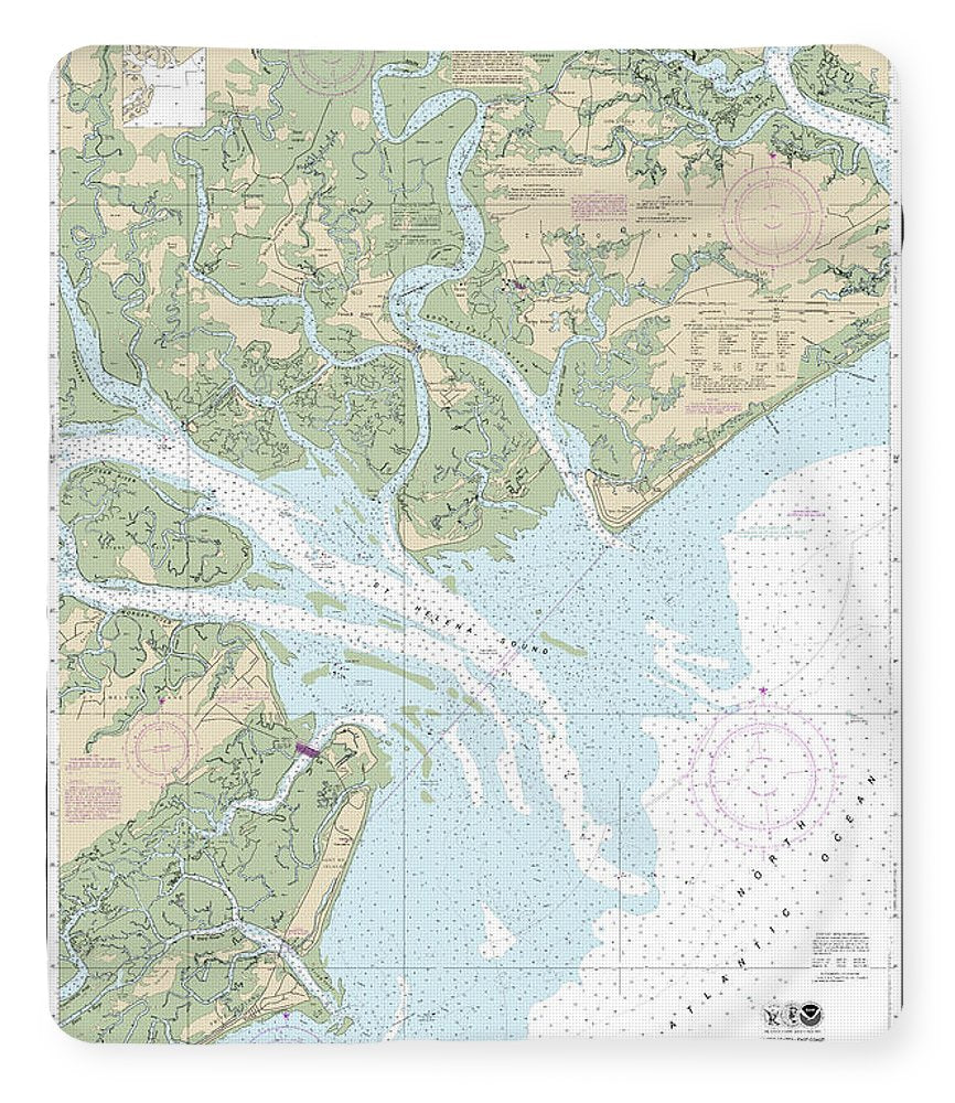 Nautical Chart-11517 St Helena Sound - Blanket