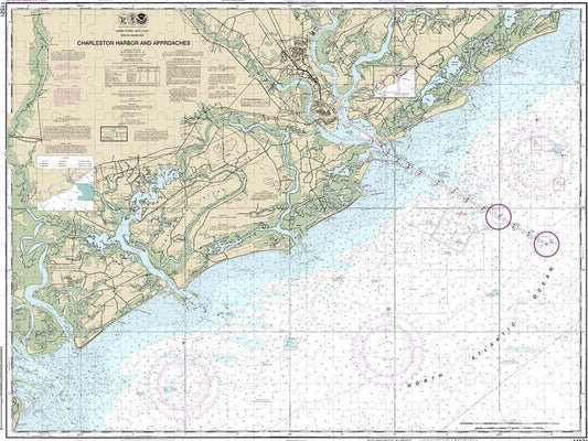 Nautical Chart 11521 Charleston Harbor Approaches Puzzle