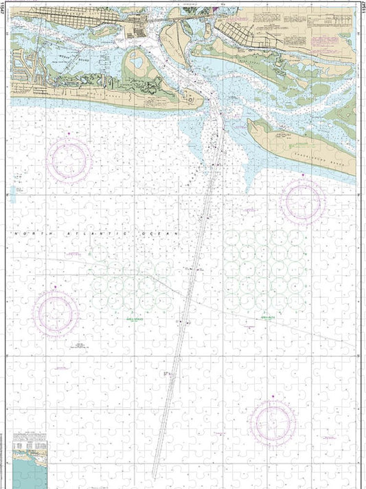 Nautical Chart 11547 Morehead City Harbor Puzzle