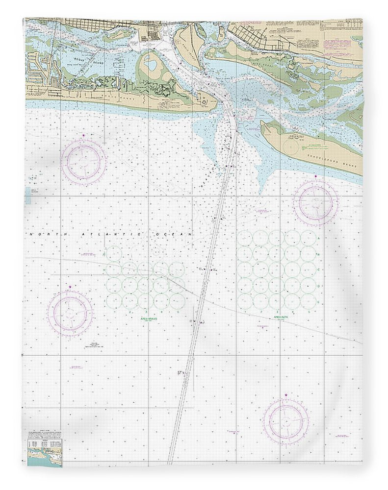 Nautical Chart-11547 Morehead City Harbor - Blanket