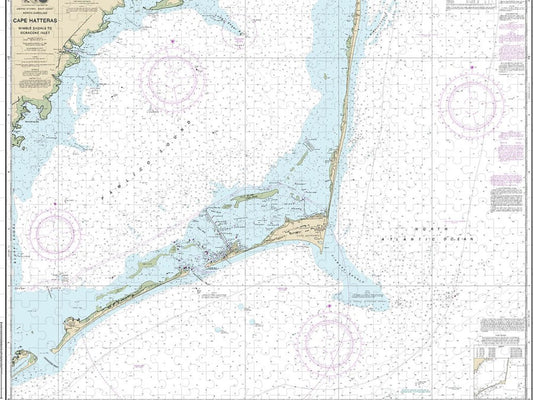 Nautical Chart 11555 Cape Hatteras Wimble Shoals Ocracoke Inlet Puzzle