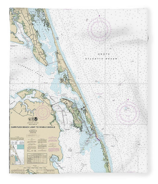 Nautical Chart 12204 Currituck Beach Light Wimble Shoals Blanket