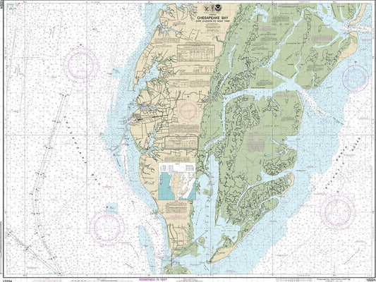 Nautical Chart 12224 Chesapeake Bay Cape Charles Wolf Trap Puzzle