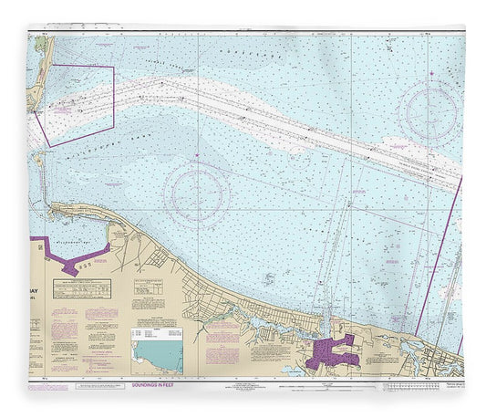 Nautical Chart 12256 Chesapeake Bay Thimble Shoal Channel Blanket