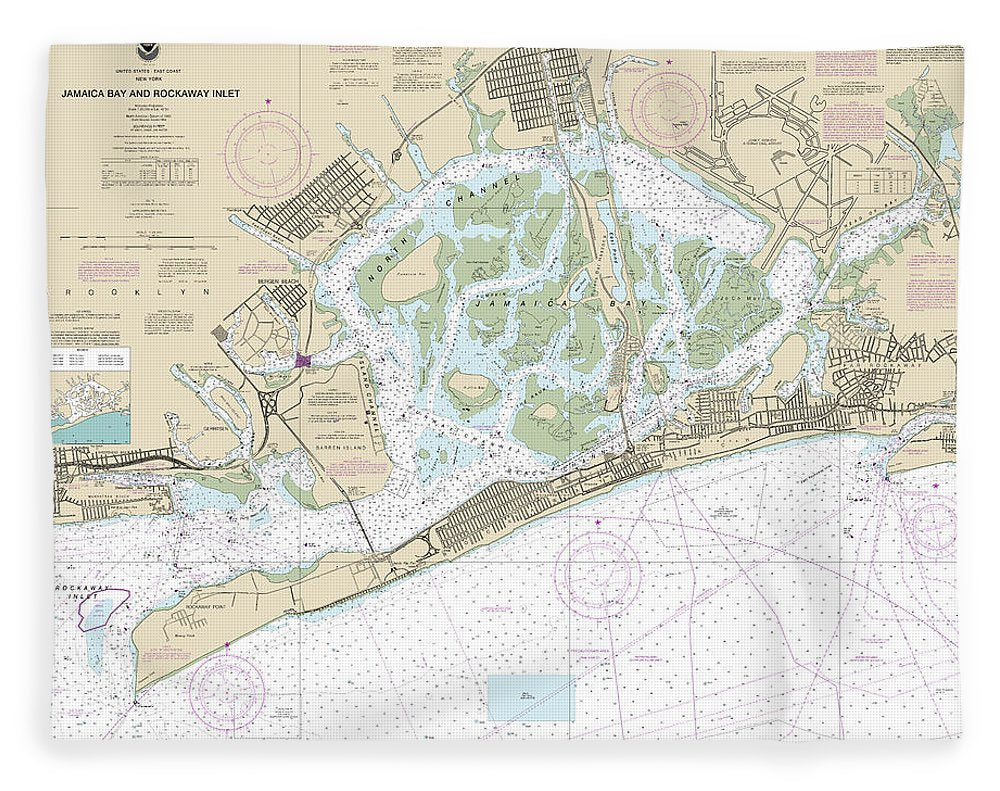 Nautical Chart-12350 Jamaica Bay-rockaway Inlet - Blanket