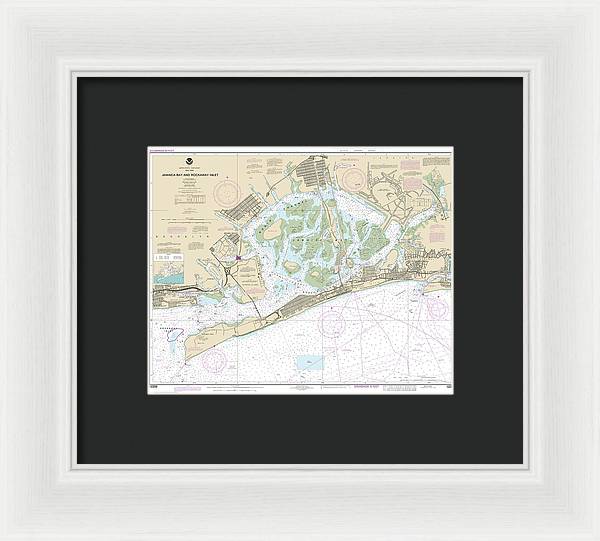 Nautical Chart-12350 Jamaica Bay-rockaway Inlet - Framed Print