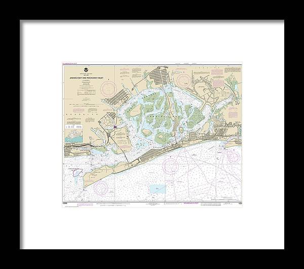 Nautical Chart-12350 Jamaica Bay-rockaway Inlet - Framed Print