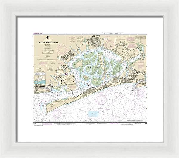 Nautical Chart-12350 Jamaica Bay-rockaway Inlet - Framed Print