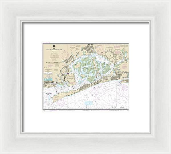 Nautical Chart-12350 Jamaica Bay-rockaway Inlet - Framed Print