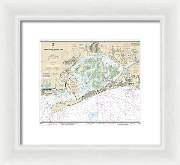 Nautical Chart-12350 Jamaica Bay-rockaway Inlet - Framed Print