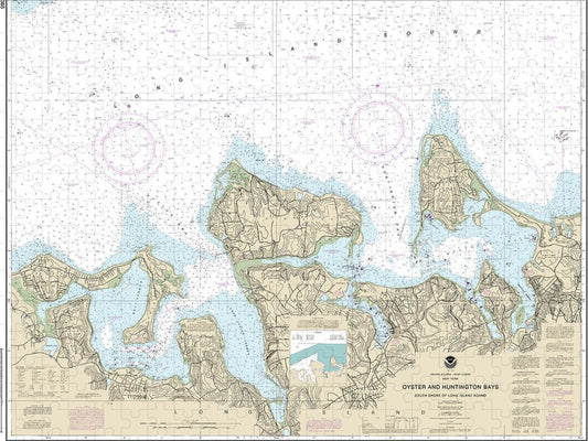 Nautical Chart 12365 South Shore Long Island Sound Oyster Huntington Bays Puzzle