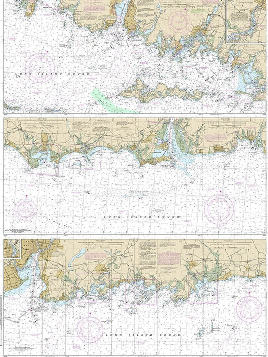 Nautical Chart 12372 Long Island Sound Watch Hill New Haven Harbor Puzzle