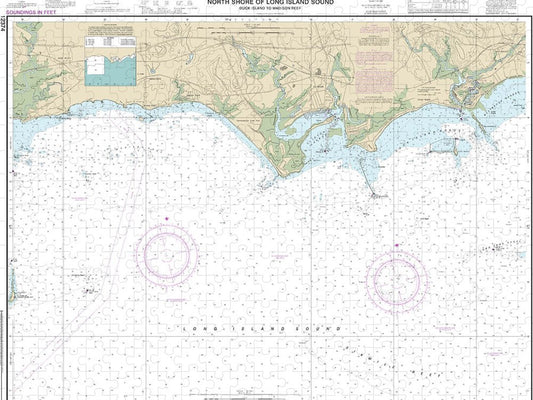 Nautical Chart 12374 North Shore Long Island Sound Duck Island Madison Reef Puzzle