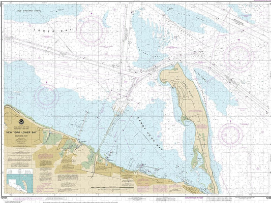 Nautical Chart 12401 New York Lower Bay Southern Part Puzzle