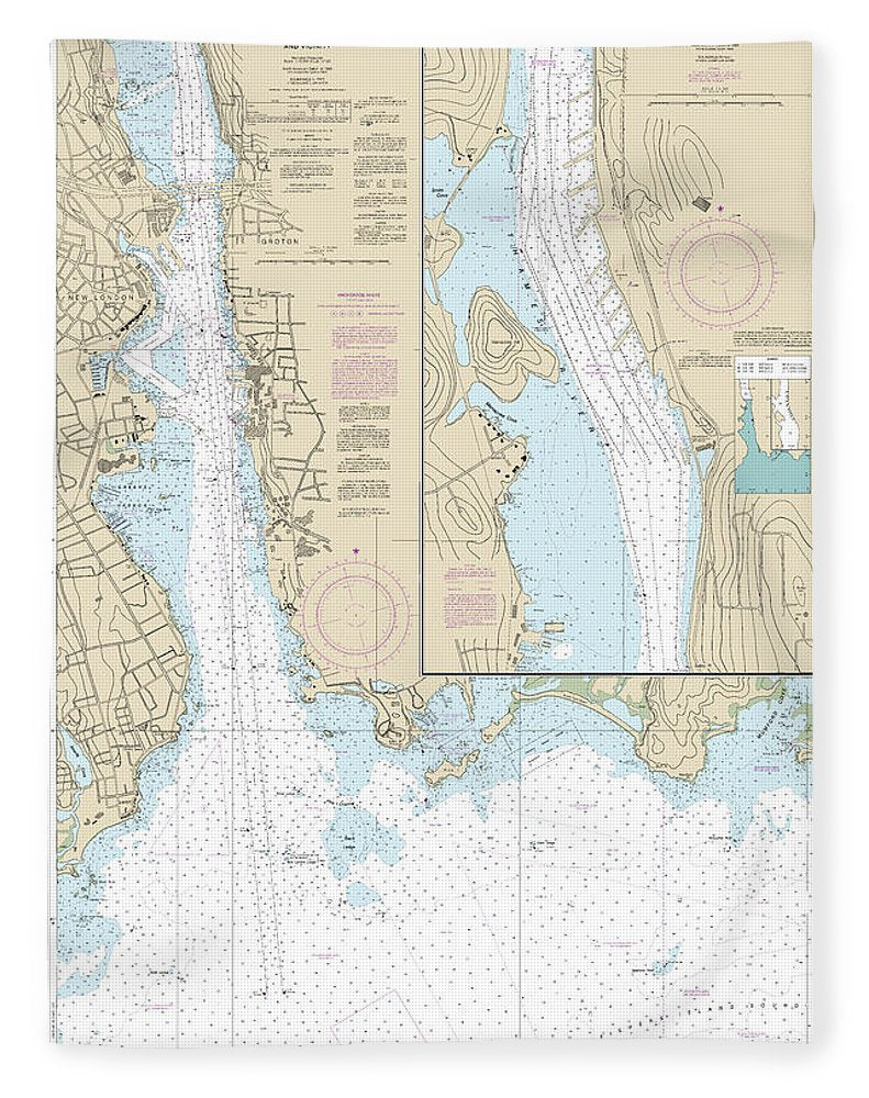 Nautical Chart-13213 New London Harbor-vicinity, Bailey Point-smith Cove - Blanket