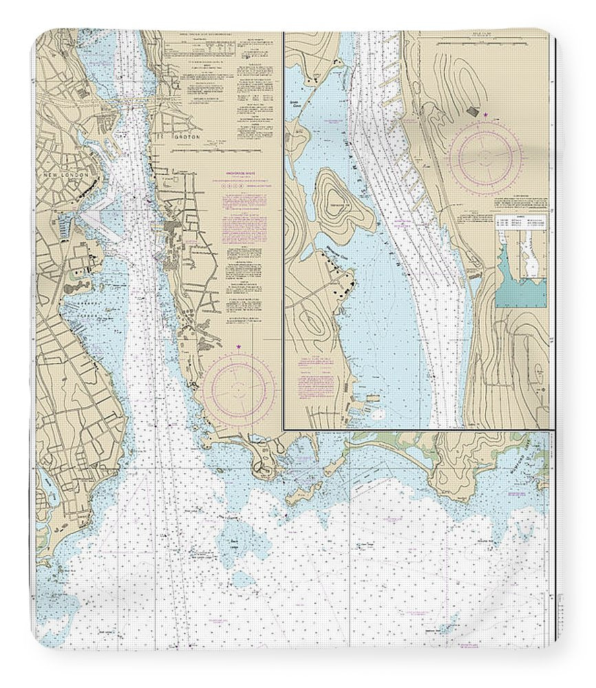 Nautical Chart-13213 New London Harbor-vicinity, Bailey Point-smith Cove - Blanket