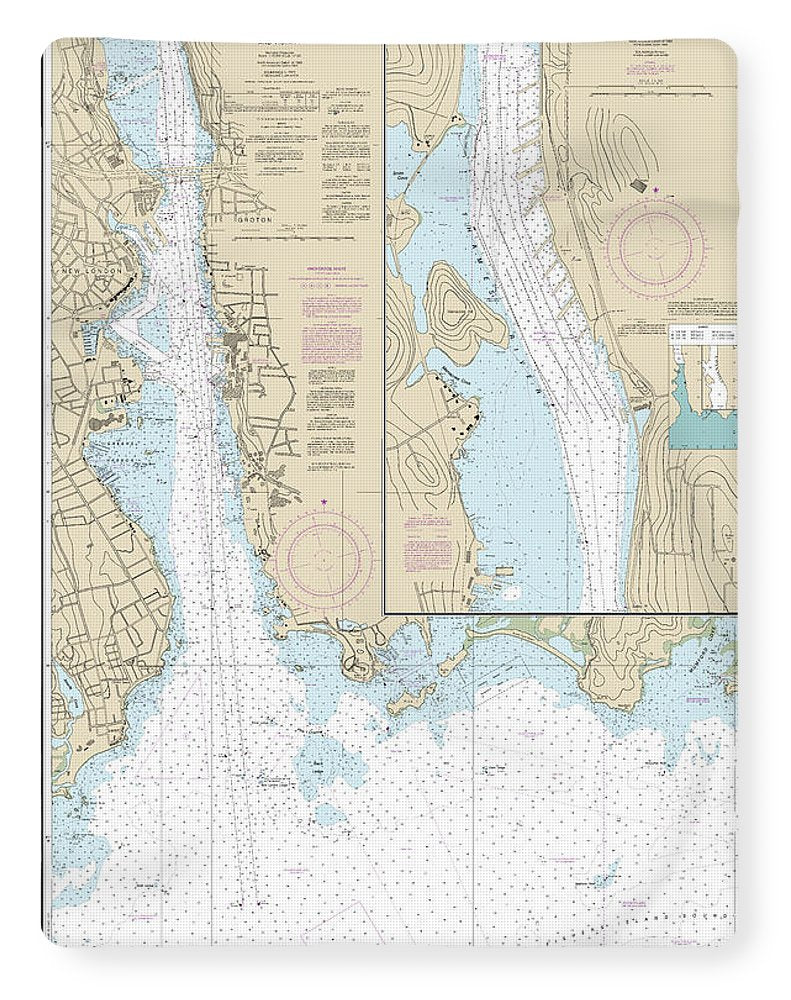 Nautical Chart-13213 New London Harbor-vicinity, Bailey Point-smith Cove - Blanket