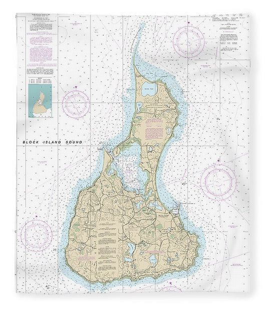 Nautical Chart 13217 Block Island Blanket