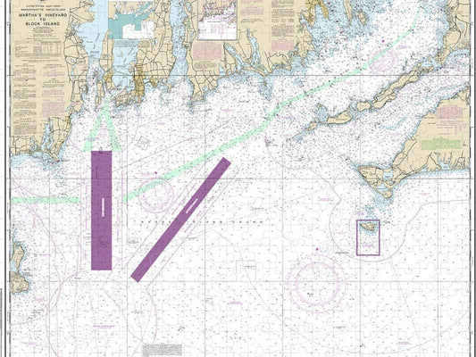 Nautical Chart 13218 Marthas Vineyard Block Island Puzzle