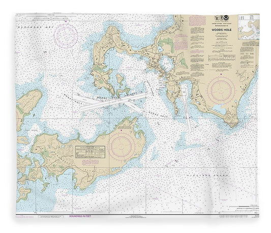 Nautical Chart 13235 Woods Hole Blanket