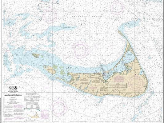 Nautical Chart 13241 Nantucket Island Puzzle