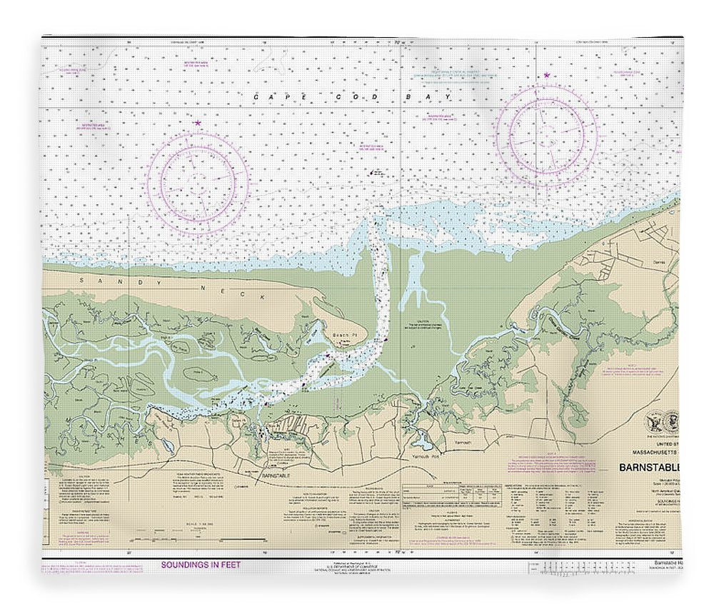 Nautical Chart 13251 Barnstable Harbor Blanket