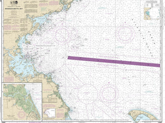 Nautical Chart 13267 Massachusetts Bay, North River Puzzle