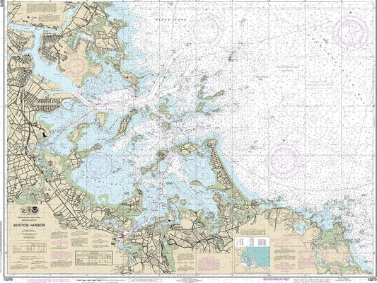 Nautical Chart 13270 Boston Harbor Puzzle