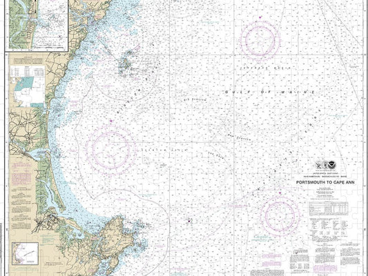 Nautical Chart 13278 Portsmouth Cape Ann, Hampton Harbor Puzzle