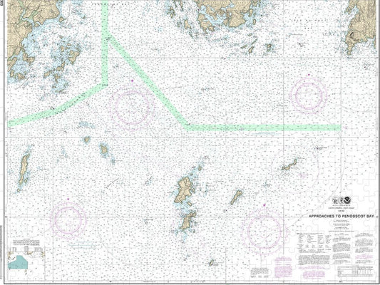 Nautical Chart 13303 Approaches Penobscot Bay Puzzle