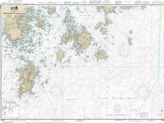 Nautical Chart 13313 Approaches Blue Hill Bay Puzzle