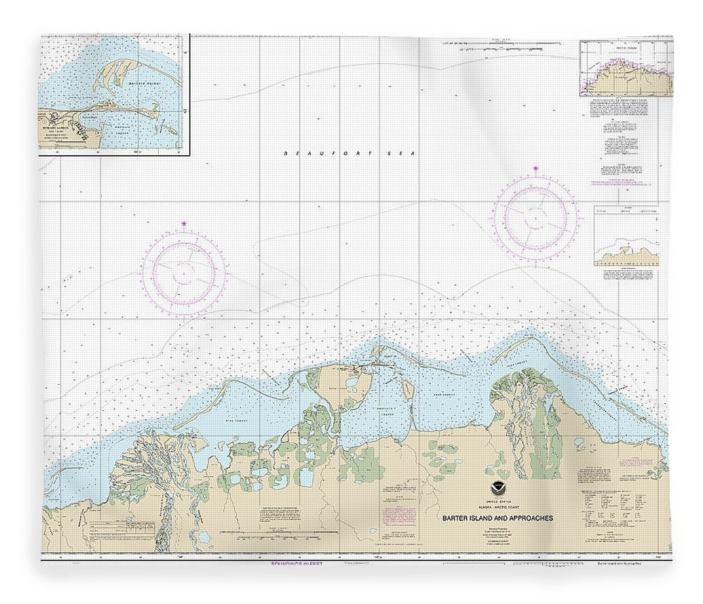 Nautical Chart 16043 Barter Island Approaches, Bernard Harbor Blanket