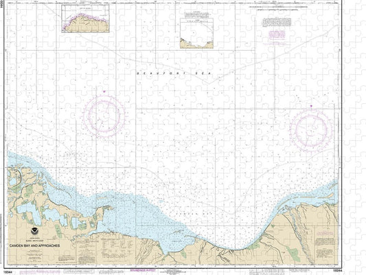 Nautical Chart 16044 Camden Bay Approaches Puzzle