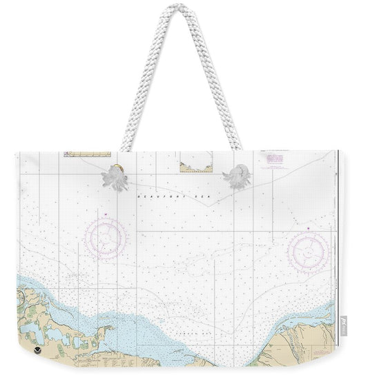 Nautical Chart-16044 Camden Bay-approaches - Weekender Tote Bag