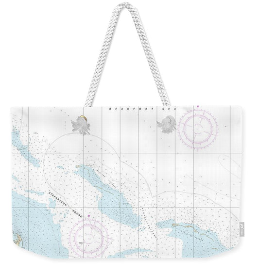 Nautical Chart-16046 Mcclure-stockton Islands-vicinity - Weekender Tote Bag