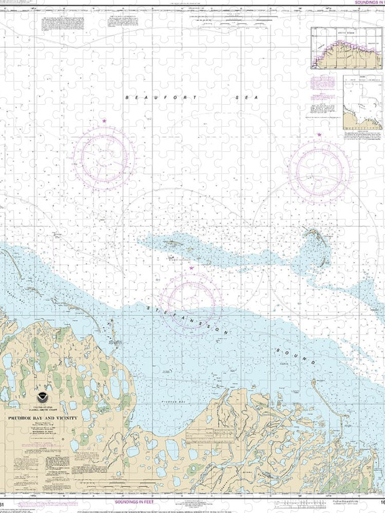 Nautical Chart 16061 Prudhoe Bay Vicinity Puzzle