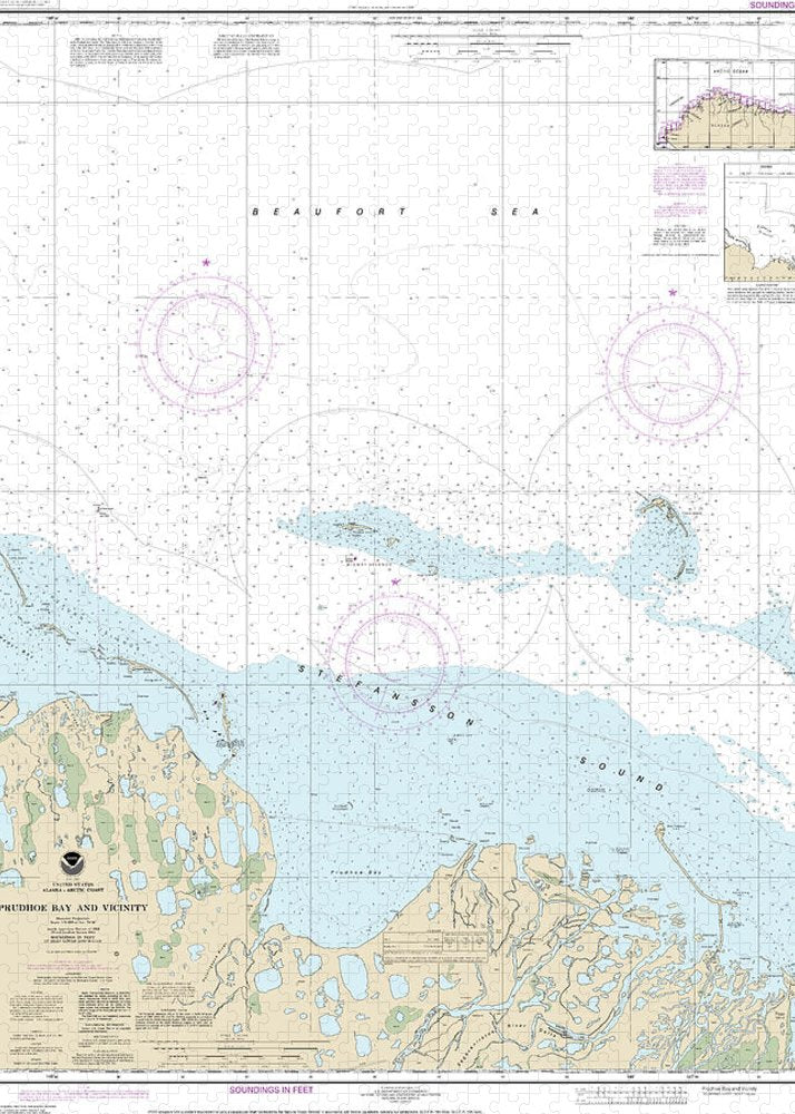 Nautical Chart-16061 Prudhoe Bay-vicinity - Puzzle