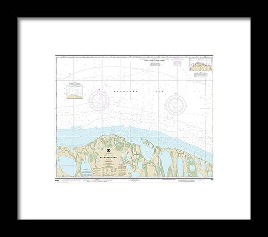 A beuatiful Framed Print of the Nautical Chart-16066 Pitt Pt-Vicinity by SeaKoast