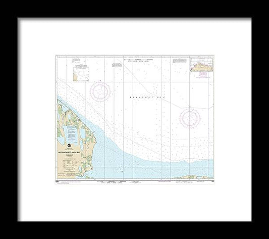 A beuatiful Framed Print of the Nautical Chart-16067 Approaches-Smith Bay by SeaKoast