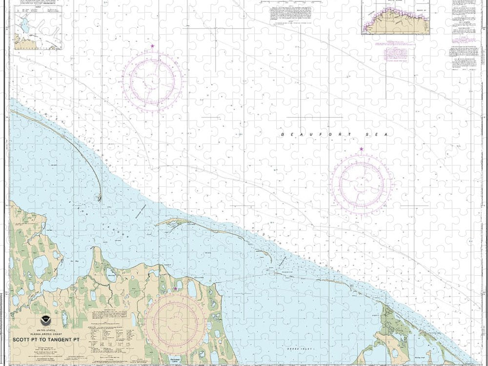 Nautical Chart 16081 Scott Pt Tangent Pt Puzzle