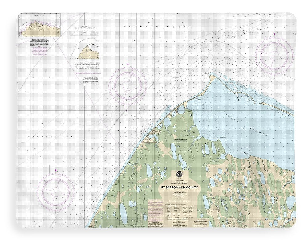 Nautical Chart-16082 Pt Barrow-vicinity - Blanket