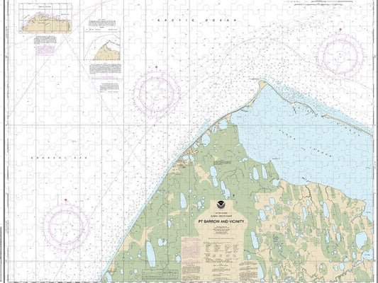 Nautical Chart 16082 Pt Barrow Vicinity Puzzle